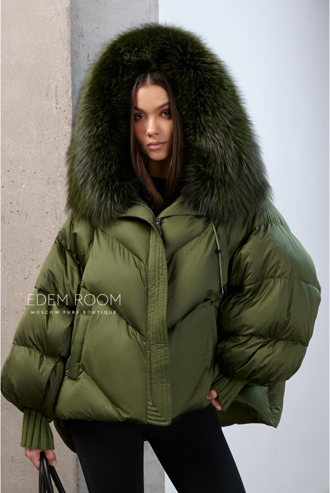 куртка - пуховик с капюшоном куртка - пуховик с капюшоном