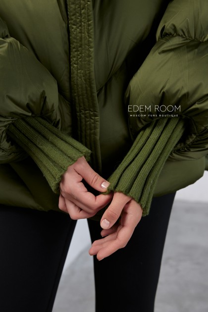 куртка - пуховик с капюшоном