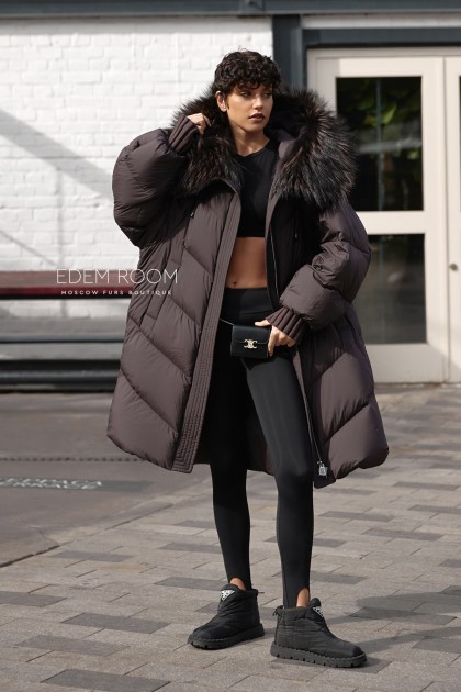 зимнее пуховое пальто