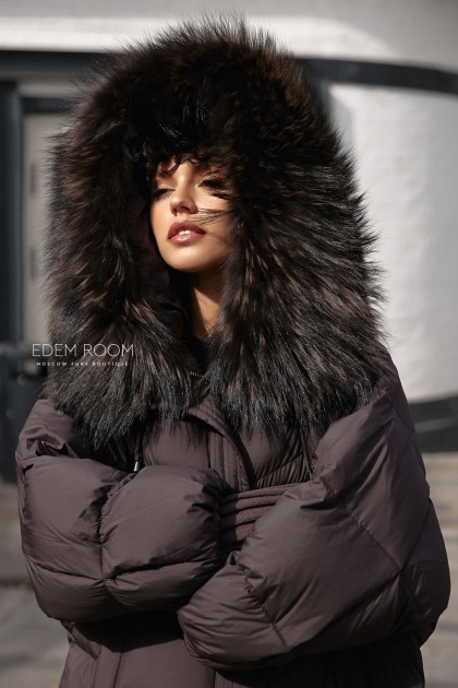 зимнее пуховое пальто