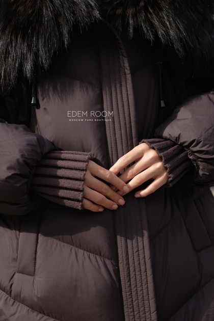 зимнее пуховое пальто