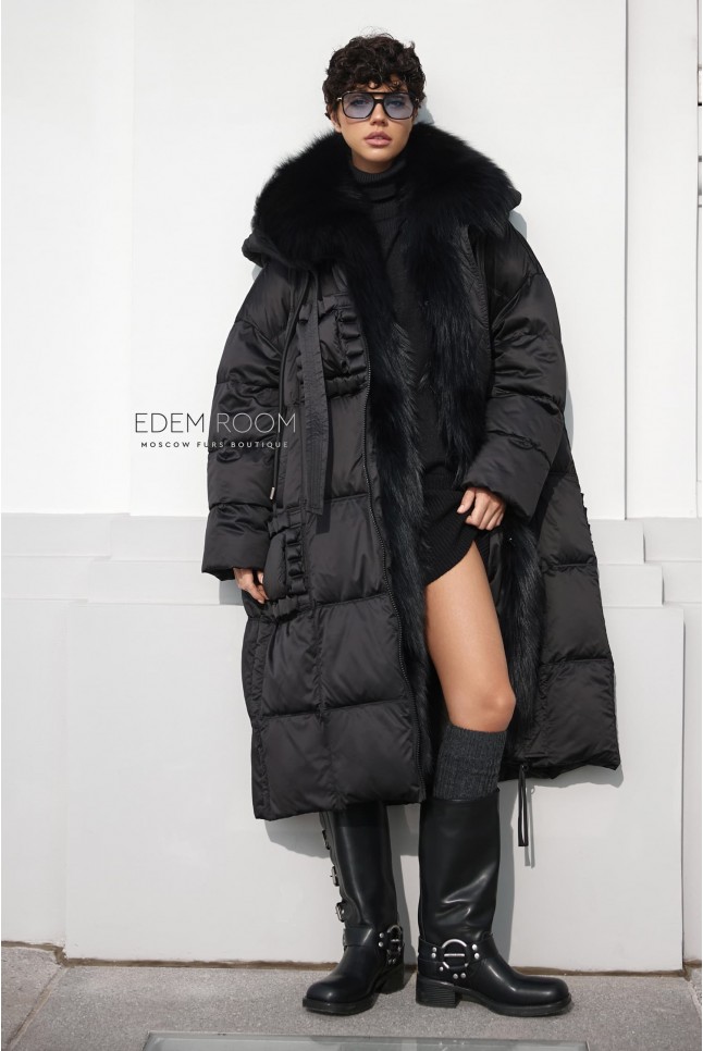 пуховое пальто - оверсайз