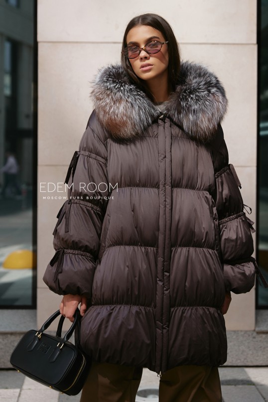 дутая зимняя куртка - пуховик