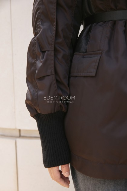 зимняя куртка - пуховик на мериносе