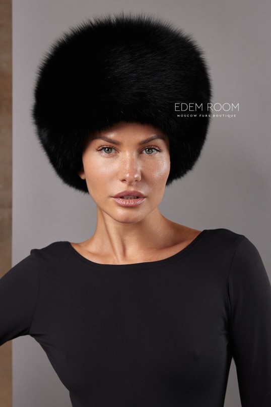 шапка из меха песца