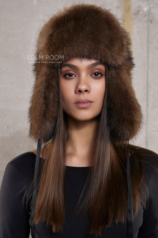  шапка ушанка из искусственного меха