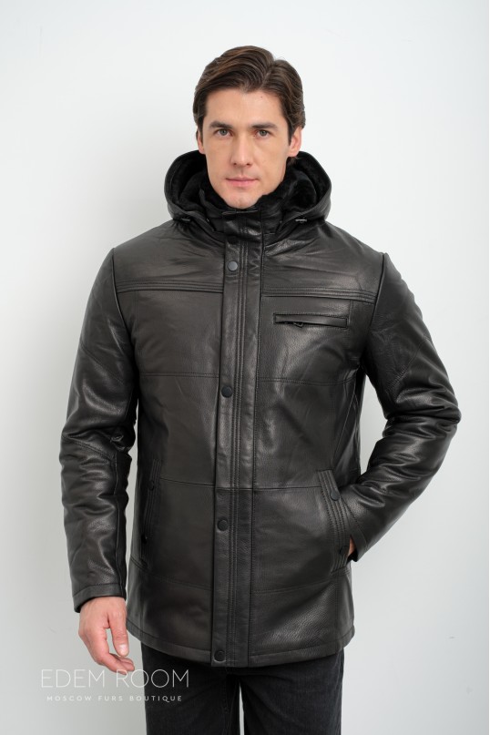 Дублёнка мужская из кожи