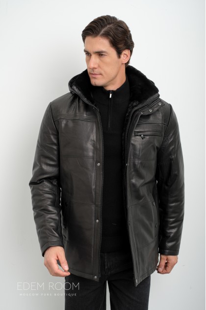 Дублёнка мужская из кожи