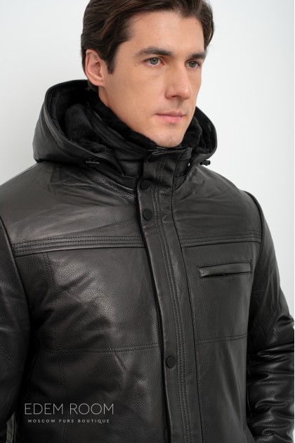 Дублёнка мужская из кожи