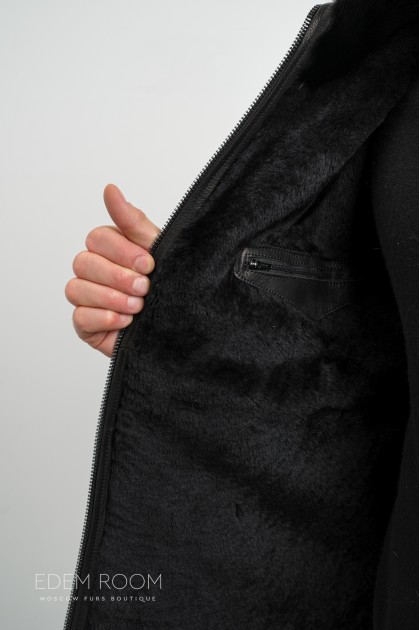 Дублёнка мужская на молнии