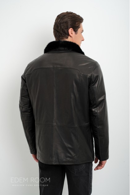 Дублёнка мужская на молнии