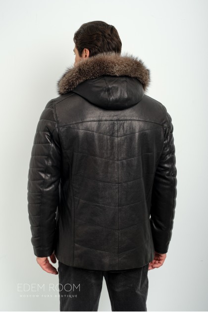 Дублёнка мужская из натуральной кожи