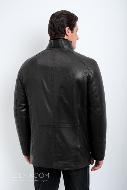 удлинённая куртка - дублёнка