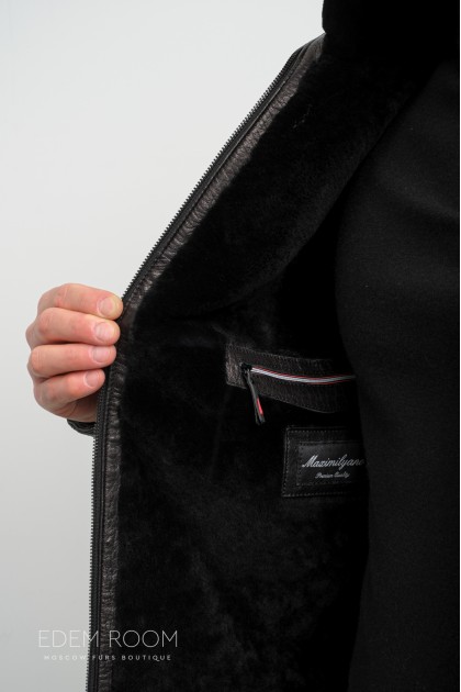 Дублёнка мужская на молнии