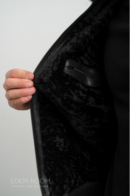 куртка - дублёнка из рептилии