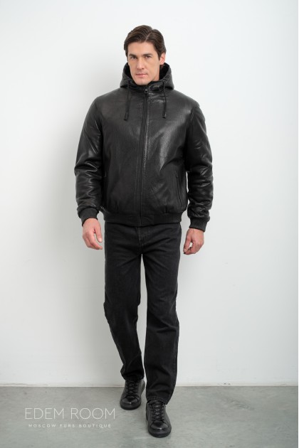 куртка - дублёнка с капюшоном куртка - дублёнка с капюшоном