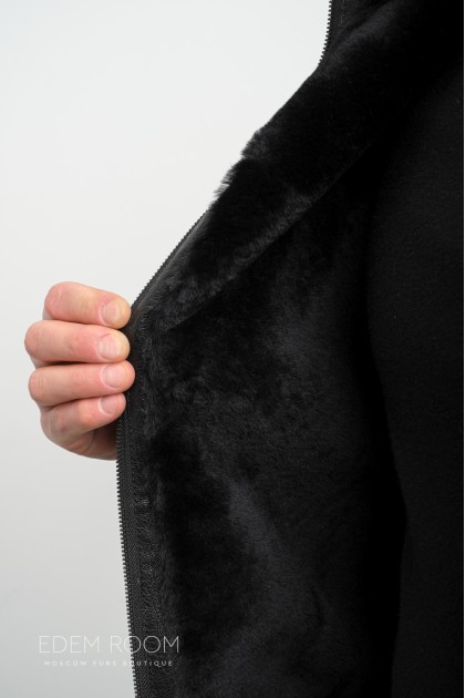 куртка - дублёнка с капюшоном куртка - дублёнка с капюшоном