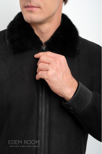 куртка - дублёнка на резинке