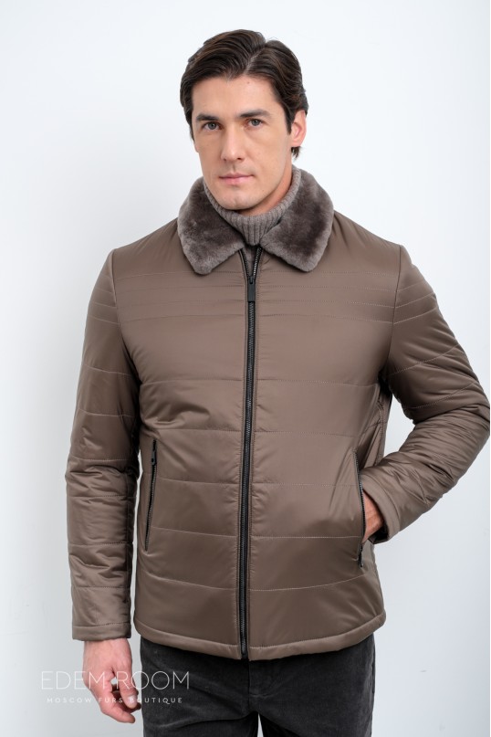 Демисезонная тканевая куртка