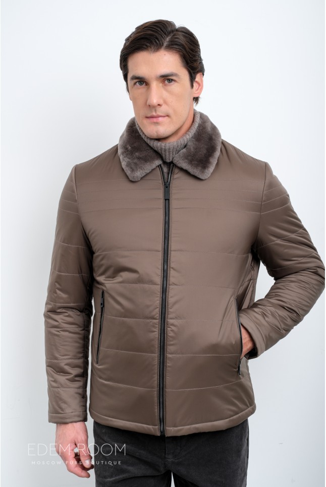 Демисезонная тканевая куртка