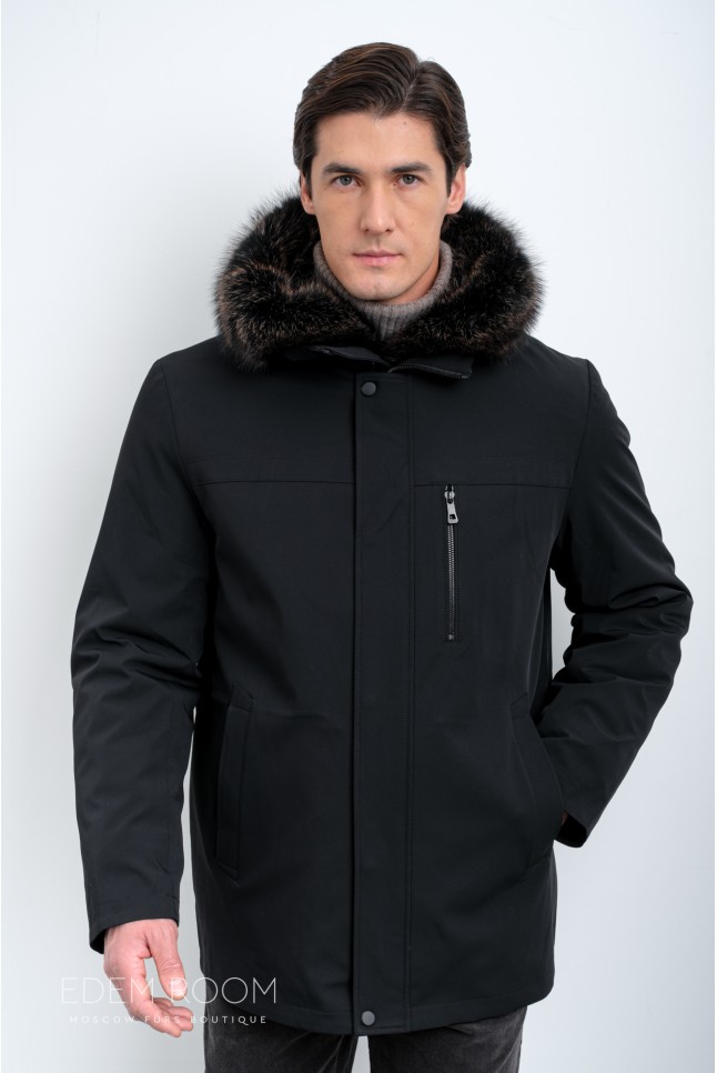 Зимняя куртка из ткани