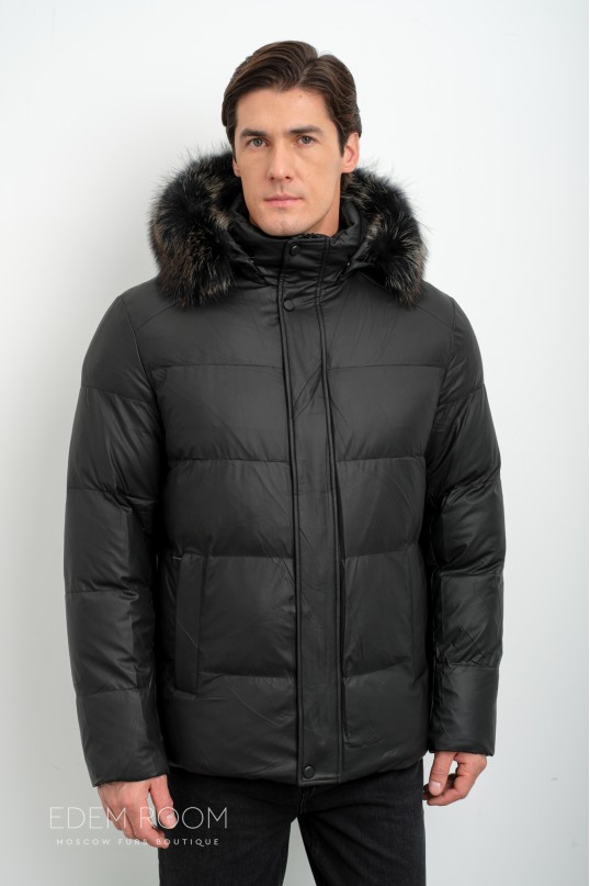 мужская зимняя куртка - пуховик