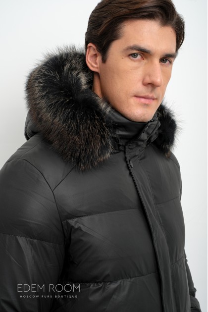 мужская зимняя куртка - пуховик