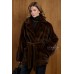 пончо под пояс из эко - меха пончо под пояс из эко - меха