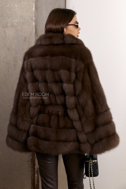 полушубок из куницы