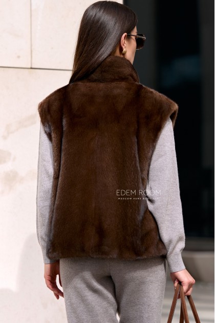 норковый жилет