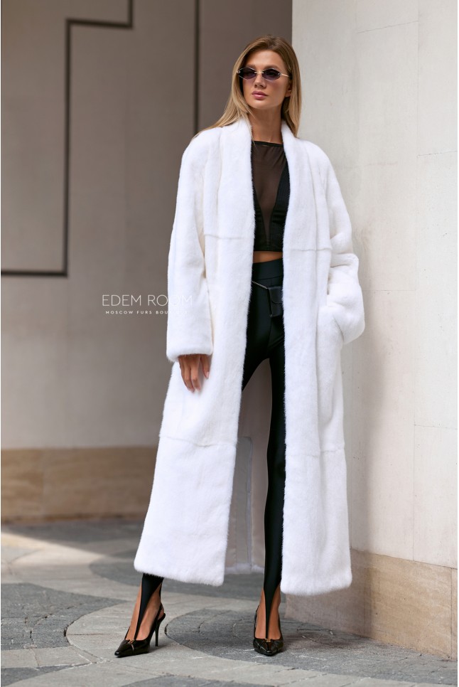 длинная белая норковая шуба длинная белая норковая шуба