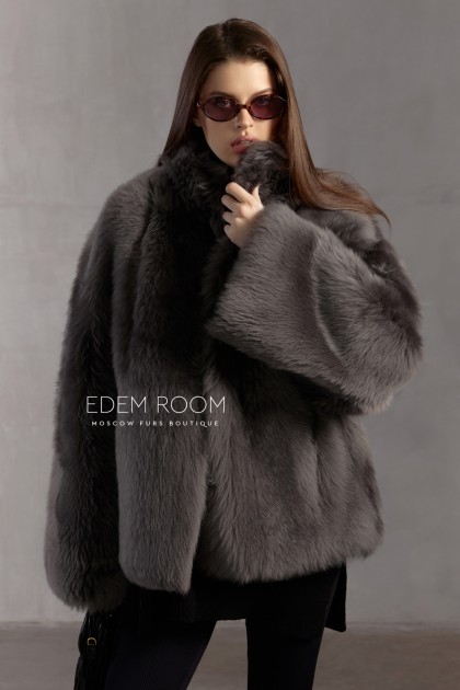 полушубок из меха тосканы