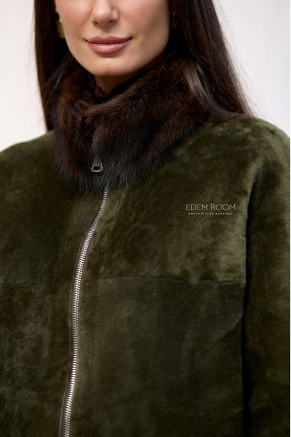 дублёнка женская без капюшона