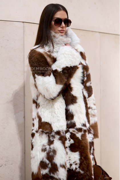 дублёнка из меха тиграды 