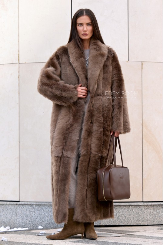 двухсторонняя дублёнка из тосканы