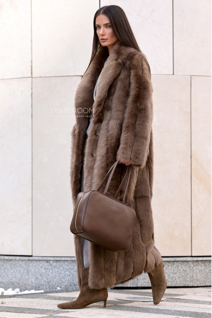 двухсторонняя дублёнка из тосканы