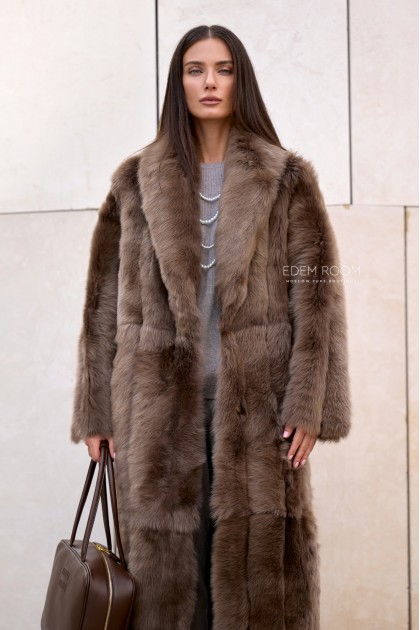 двухсторонняя дублёнка из тосканы