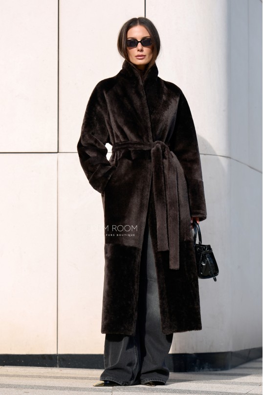 дублёнка женская на запах