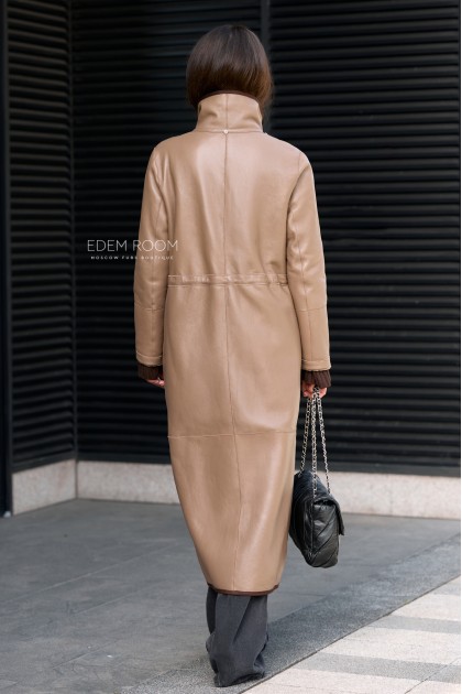 двухсторонняя дублёнка на кулисе