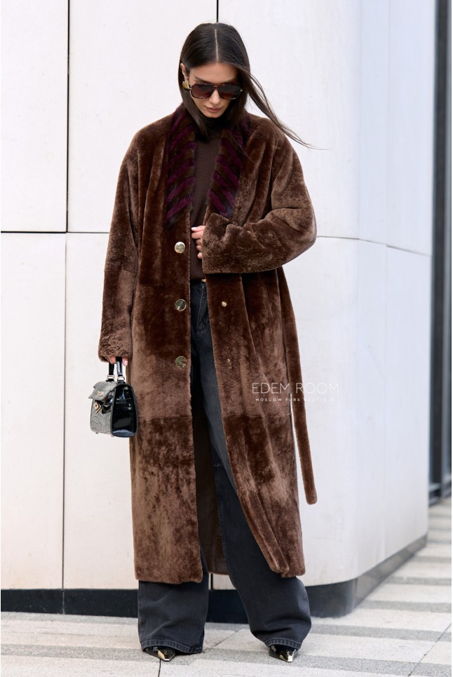 итальянская дублёнка из мериноса