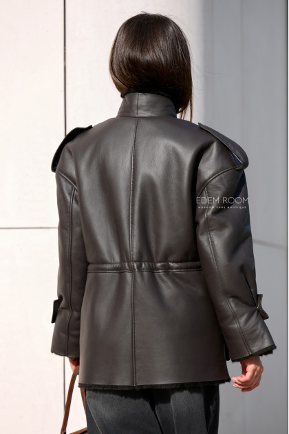 молодёжная куртка - дублёнка 