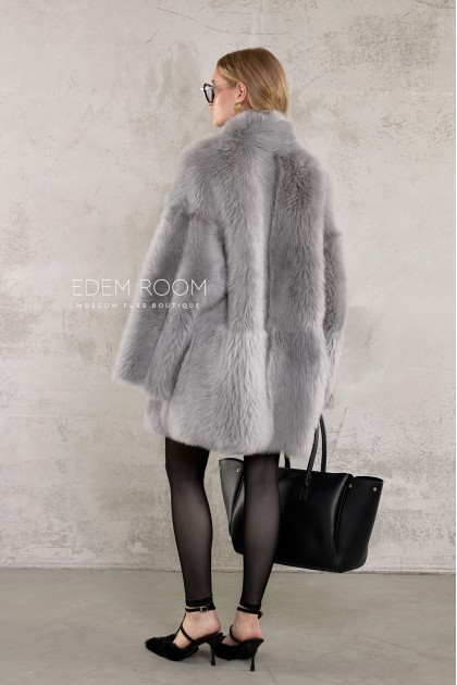 двухсторонняя дублёнка из тосканы