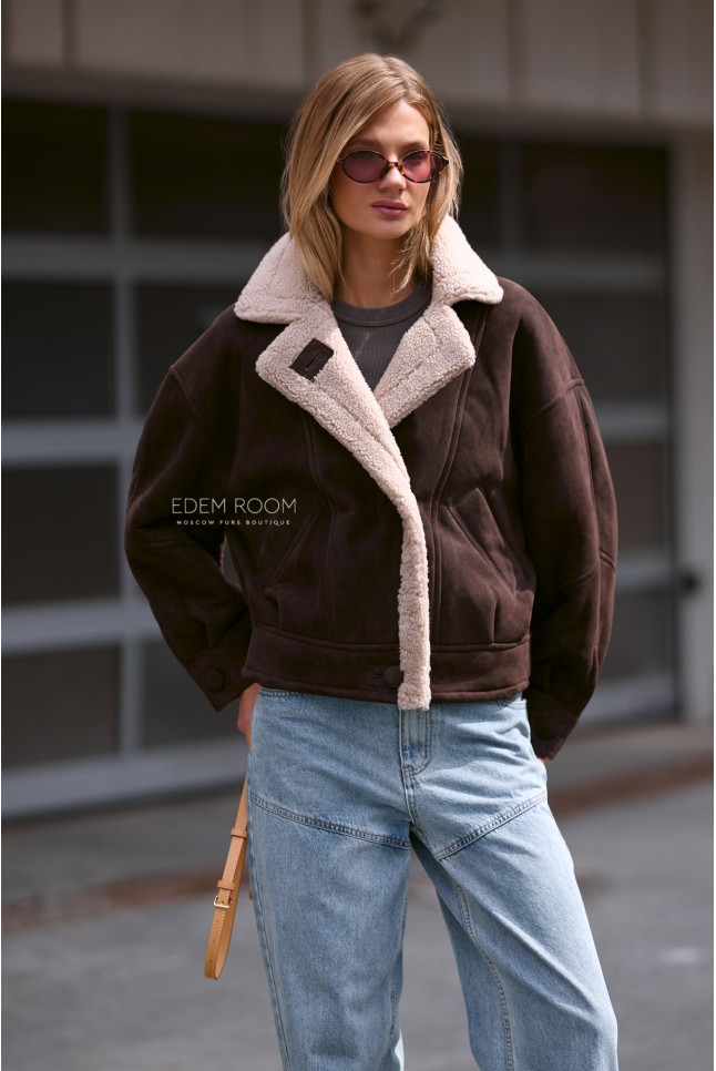 короткая куртка - дубленка