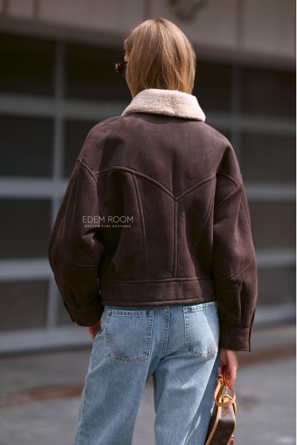 короткая куртка - дубленка