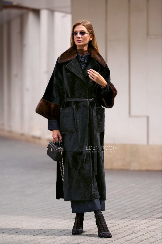 демисезонная дубленка из меха cortos демисезонная дубленка из меха cortos