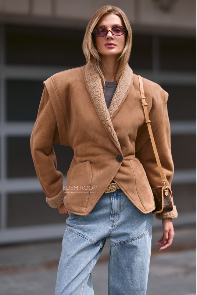 молодёжная куртка - дубленка