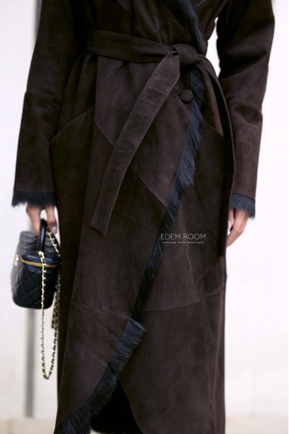 тонкая дубленка из итальянской тосканы