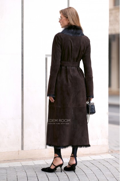 тонкая дубленка из итальянской тосканы