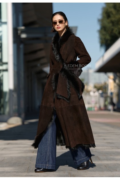 лёгкая дублёнка на итальянской тоскане