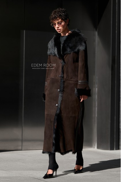 женская дублёнка из итальянской тосканы